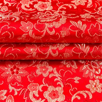 150 cm lățime imitație de mătase, satin, brocart model jacquard țesături pentru îmbrăcăminte de cusut cheongsam și kimono material