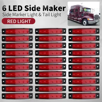 1500 buc 12V/24V 6 SMD LED auto Autobuz camion Camion de poziție Laterale