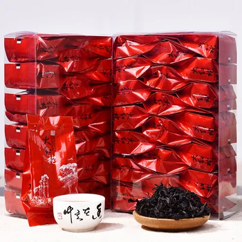 150g Ceai Negru China Marea Robă Roșie Ceai Oolong Original Wuyi Ceai Rosu Pentru Îngrijirea Sănătății Hong Pao Vid de Ambalare Pungă de Hârtie Kraft