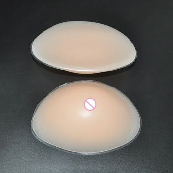 150g/Pereche Ovale de Culoare Nud Transparent Realist Silicon Sanilor Breast Enhancer Bust Push-Up Tampoane Invizibil Cupa Moale Extindere