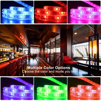 15M Lămpi LED RGB 5M 10M Dulap de Bucătărie Lumini LED-uri Pentru Acasă Colset Decor de Iluminat rezistent la apa 5050 12V DC Benzi luminoase RGB
