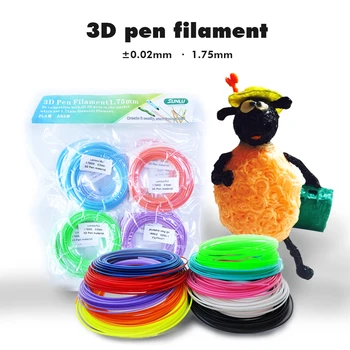 15m PLA Pen 3D cu Filament de 1.75 mm 26 de Culoare Nu Bubble 3D Desen Stilou cu Incandescență Pentru Copii de a Explora Crearea Gadget Culoare Aleatorii