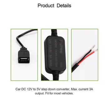 15W Tensiune Duală USB Adaptor Convertor Invertor Dublu USB Converter 3A 12 V-5 V Pas în Jos Module Accesorii Auto