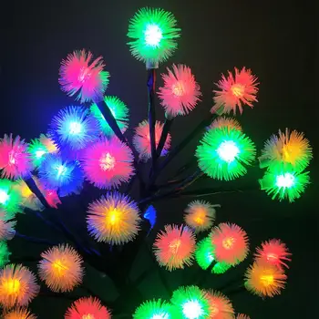 15în CONDUS Cireș Lumini de Noapte Luminarias Lămpi de Masă Zână Fibra Optica Petrecerea de Crăciun de Interior Decor Acasă Vacanta de Iluminat