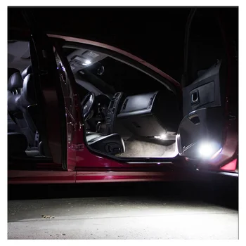 16 Becuri Albe LED-uri Canbus Lectură Interior Kit de Lumina se Potrivesc Pentru Volvo XC70 2008-2010 2011 2012 2013 Harta Dom Marfă Licență Lampa