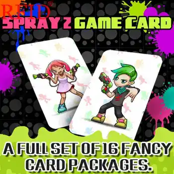 16pcs=1set de Înaltă Calitate din PVC Tag-uri Carduri de Kaarten Marina Splatoon 2 Fantezie NFC Tag-ul de Joc Carte de Joc NS Comutator WiiU 3DS Cu Date