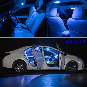 16pcs Canbus fara Eroare LED Interior Lectură Cupola de Lumini Kit Pentru 2013-2018 Seat Leon MK3 5F 5F1 5F5 5F8 Lampa plăcuței de Înmatriculare