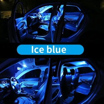 16pcs Canbus fara Eroare LED Interior Lectură Cupola de Lumini Kit Pentru 2013-2018 Seat Leon MK3 5F 5F1 5F5 5F8 Lampa plăcuței de Înmatriculare