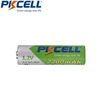 16Pcs PKCELL AA 2200mAh aa nimh Acumulator 1.2 V NIMH Scăzut de Auto-Descărcare de gestiune Baterii Pentru Camera Jucării Dotat Cu 4 Cutie