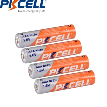 16Pcs PKCELL baterie AAA 900mWh Ni-Zn AAA Baterii Reîncărcabile Baterii 1.6 V aaa cu 4 AAA baterii AA cutie titular