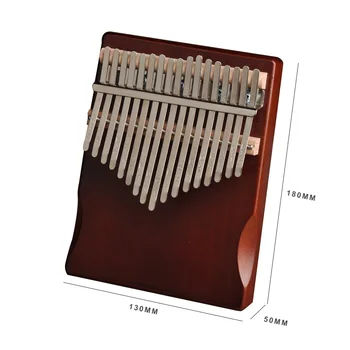 17 Chei harmonica Multi-funcțional Delicate Durabil din Lemn de Pin Kalimba Pian Cu Tuning Instrument Foaie Autocolant Muzica