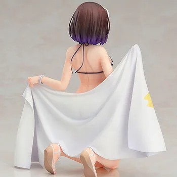 17cm Anime Saenai Eroina No Sodatekata Kato Megumi Poziția în Genunchi costum de Baie Figura Soldat Produs Finit 1/6 Modelul PVC
