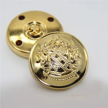 18-25mm Metal oglindă plană de aur-ton cataramă de argint buton strat pulover catarama sacou canadiană buton decorativ C036