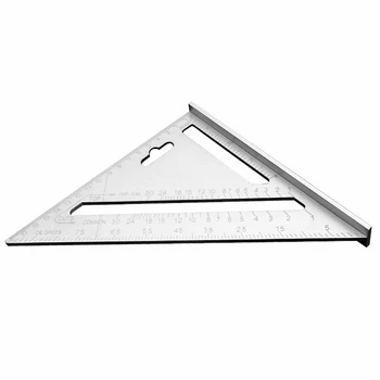 18/30 cm Pătrat Triunghi Conducător Aliaj de Aluminiu Triunghi Unghi Rigla Gradată pentru prelucrarea Lemnului Instrument de Măsurare Pătrat Layout Ecartament