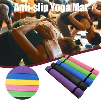 183*60*4mm Yoga Mat Clasic Pro Yoga Mat Eva Prietenos Non Alunecare Exercițiu de Fitness Mat Pilates Gimnastica Rogojini de Masaj Pad#40
