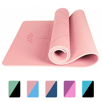 1830*610*6mm EVA Yoga Mat cu Poziția Liniei de Non-Alunecare Mat Covor Pentru Incepatori Mediu Fitness Gimnastică Covoare