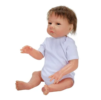 18inch 43cm Manual Renăscut Copil Drăguț Sophia Silicon Simulare Papusa Cadou de Casa Ziua Păpușă Jucărie de Culcare Fată Jucărie Moale Copil