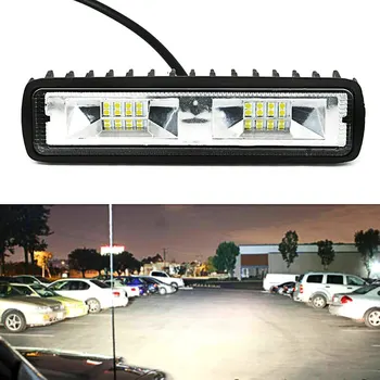 18W LED Bar Bară de Lumină 12-24V SUV Impermeabil Bec Spot Beam Bara de Masina Off-Road de Conducere Lampa de Ceață Set Car LED Lumina de Lucru Bar