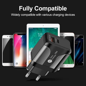 18W USB-C PD+Quick Charge 3.0 Rapid Adaptor Încărcător Pentru iPhone 12 Pro MAX 11 Pro XR SAMSUNG S20 Ultra S10 Plus XIAOMI Redmi QC3.0