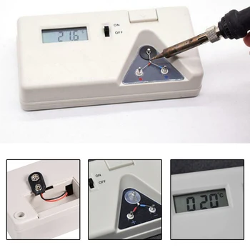 191 de Fier de Lipit Thermodetector Portabil cu 10buc Senzori pentru Testarea Fier de Lipit Tester Baterii Echipamente de Sudare