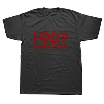 1967 Ediție Limitată Amuzant Grafic T-Shirt Mens Stil De Vară De Moda Scurt Mâneci Supradimensionate Streetwear Tricouri