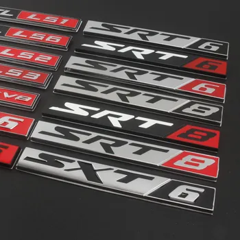 1buc 3D SRT6 SRT8 SRT10 5.7 L LS1 LS6 6.0 L LS2 6.8 L LS3 Emblema, Insigna Autocolant de styling auto pentru DODGE Charger Accesorii Auto