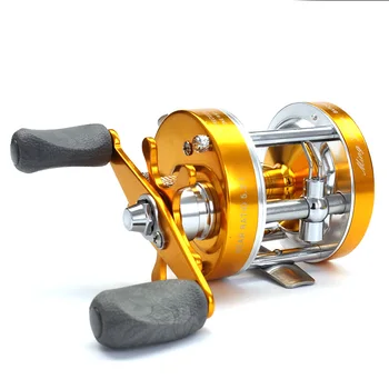 1buc 40 de# Pescuit Tambur din aliaj de Aluminiu Raport:4.2:1 cu apă Sărată Bait casting Tambur Full Metal Crap cu Tambur de Viteză a Roții Pesca Dreapta/Stânga
