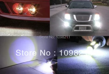1buc 9003 H4 7.5 W COB LED Proiector Len Cap de Lumină Scăzută Fascicul de Inalta Lumina Becului Farului