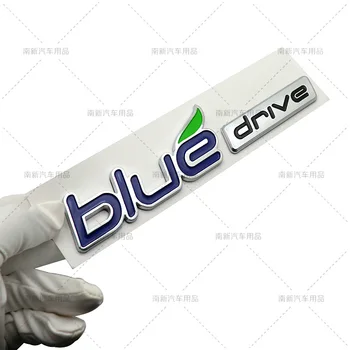 1buc ABS 3D Blue Drive Emblema, Insigna Masina Portbagajul din Spate Autocolant de Styling Auto Pentru Hyundai Sonata Hibrid ACCENT SOLARIS TUCSON KIA