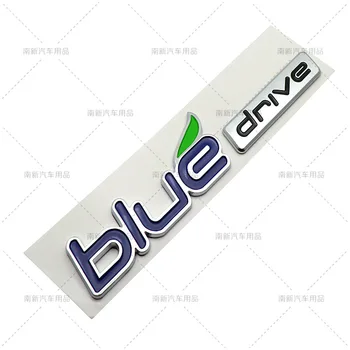 1buc ABS 3D Blue Drive Emblema, Insigna Masina Portbagajul din Spate Autocolant de Styling Auto Pentru Hyundai Sonata Hibrid ACCENT SOLARIS TUCSON KIA
