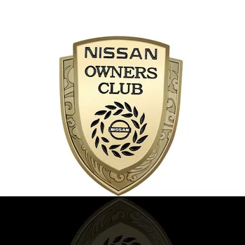 1buc Auto Geam Spate Insigna Decal Metal Partea Scut Autocolant Pentru Nissan Nismo X-trail Almera Qashqai, Tiida Teana