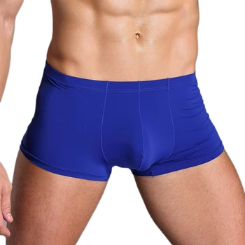 1buc Boxeri pantaloni Scurti Barbati Lenjerie Sexy Boxer de sex Masculin Lenjerie de corp Nou Model de Proiectare Respirabil pentru Bărbați Chiloți de Moda Chiloți Trunchiuri