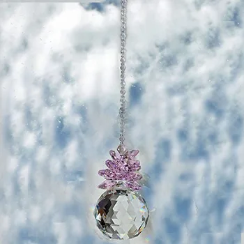 1BUC Cristal Suncatcher Chakra Octogon Margele Prisme Agatat Ornament Curcubeu Soare Prindere de Favoruri de Nunta Masini Fereastră Decor