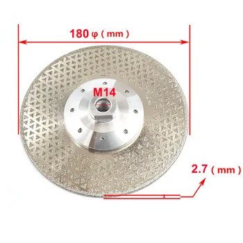 1BUC diamantate Disc de Slefuire cu M14 Fir de Tăiere Modelarea Lustruire wheel Piatră de Rectificat Polizor unghiular Instrument de Putere