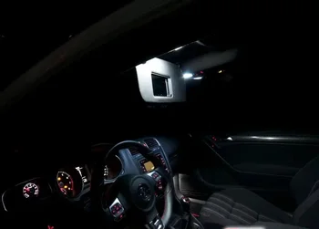1buc LED-uri Auto Lectură interior plafoniera Fata Acoperiș Lampa pentru VW Golf plus V Variant Jetta Passat Variant CC, Scirocco, Skoda, Seat