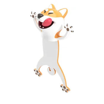 1buc Panda Drăguț și Shiba Inu PVC Marcaje Amuzant Stereo 3D de Desene animate Cartea Animale Marker Rechizite Școlare Papetărie