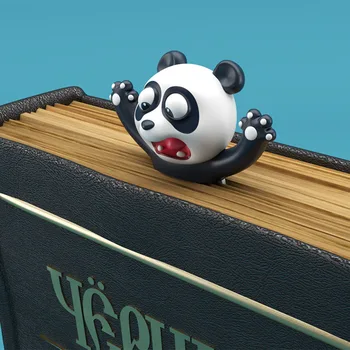 1buc Panda Drăguț și Shiba Inu PVC Marcaje Amuzant Stereo 3D de Desene animate Cartea Animale Marker Rechizite Școlare Papetărie