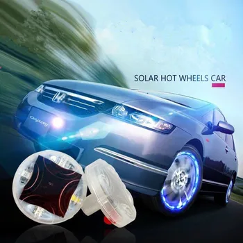 1bucată Accesorii Auto Roata de la Mașină, Cauciucuri Valve Caps Energie Solara LED pentru SsangYong korando kyron rexton 2 rodius actyon