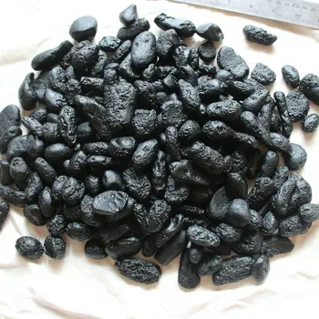 1kg 2.2 LB Rare Meteorit Negru Tektite Specimen en-Gros China cu Ridicata Pret Livrare Gratuita