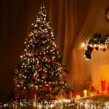 1M la 10M LED Șir de Lumini cu Baterii rezistent la apa Zână LED Lumini de Crăciun Pentru Vacanță, Petrecere de Nunta Decor Acasă D25