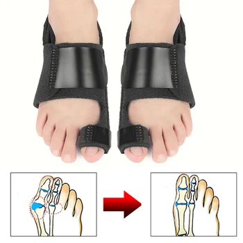 1Pair Mare de la Picior Hallux Valgus Inflamație la picior Corector Orteze de Îngrijire de Picioare Os Degetul mare de Reglare Corecție Atelă Os Degetul mare Îndreptat