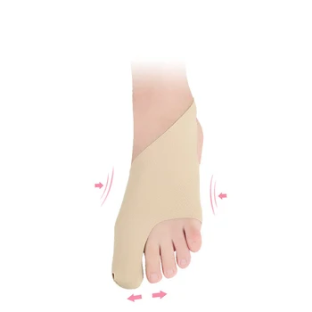 1Pair Ortopedice Tep Separator Degetul mare Os Inflamație la picior Corector Hallux Valgus Șosete Pedichiura Picior Inflamație la picior Îndreptat Reglare Bretele