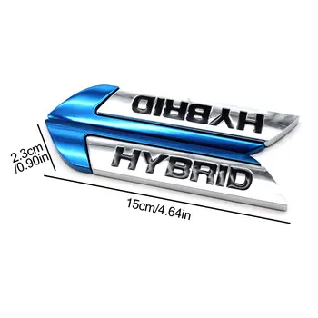 1Pair Personalizate 3D Autocolante Auto Metal HIBRID Autocolante Auto Insigna Autocolante Decorare Univesal Pentru cele Mai multe Masini