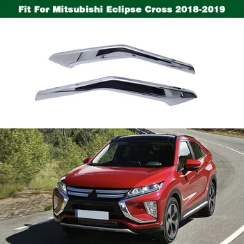 1Pair Ușa Styling Turnare Trim bara fata crom Inferioară de turnare Capacele se Potrivesc Pentru Mitsubishi Eclipse Cruce perioada 2018-2019