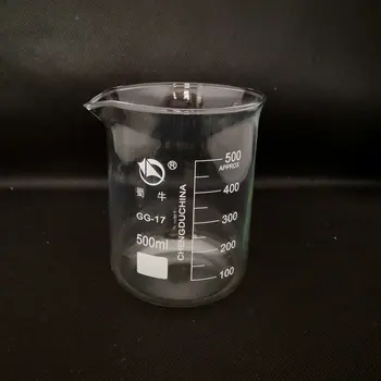 1set (50ml, 100ml, 200 ml, 500 ml) din Sticlă Borosilicată Pahar Experiment de Chimie căldură rezista Labware Pahar de Echipamente de Laborator