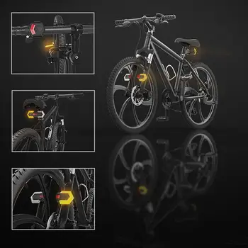 1set Bicicleta semnalizatoare Fata si Spate Lumina cu Smart Wireless de Control de la Distanță de Biciclete Coada Lumina pentru Ciclism de Siguranță lampa de control
