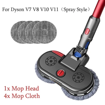 1xMop Cap+4xMop Pânză Pentru Dyson V7 V8 V10 V11 Aspirator Accesorii uz Casnic Instrumente de Curățare de Curățare de Înaltă Calitate