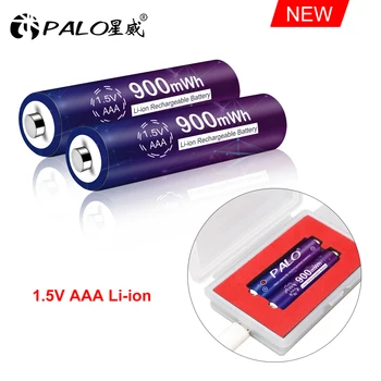 2-16pcs 1.5 V AAA Baterie Reîncărcabilă Litiu 900mWh Tensiune Constantă li-ion Li-ion Reîncărcabilă Baterie AAA pentru Jucării Ceas Mp4
