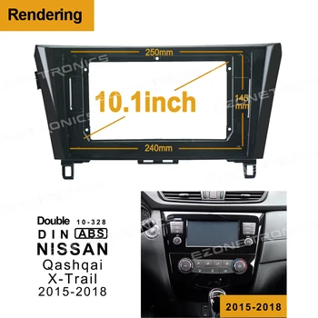2/1Din DVD Auto Cadru Audio Montarea Adaptorului de Bord Tapiterie Angel Panoul de 10.1 inch Pentru NISSAN Qashqai Xtrail-2019Double Jucător de Radio