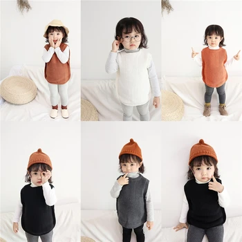2 3 4 5 6 Ani Copilul Vesta Pentru Fete Baieti Vesta De Toamna Iarna Tricot Pulover Copii Îmbrăcăminte Pentru Copii Bluze Copii Vesta 2019